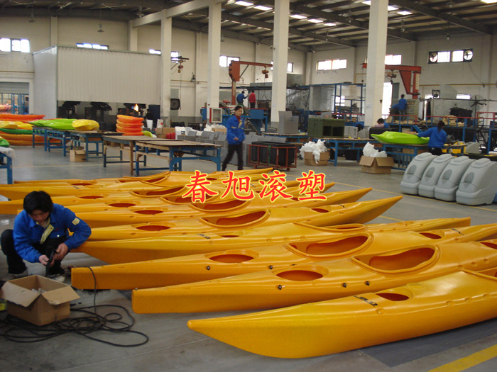春旭滚塑模具塑料制皮划艇等水上设施代加工